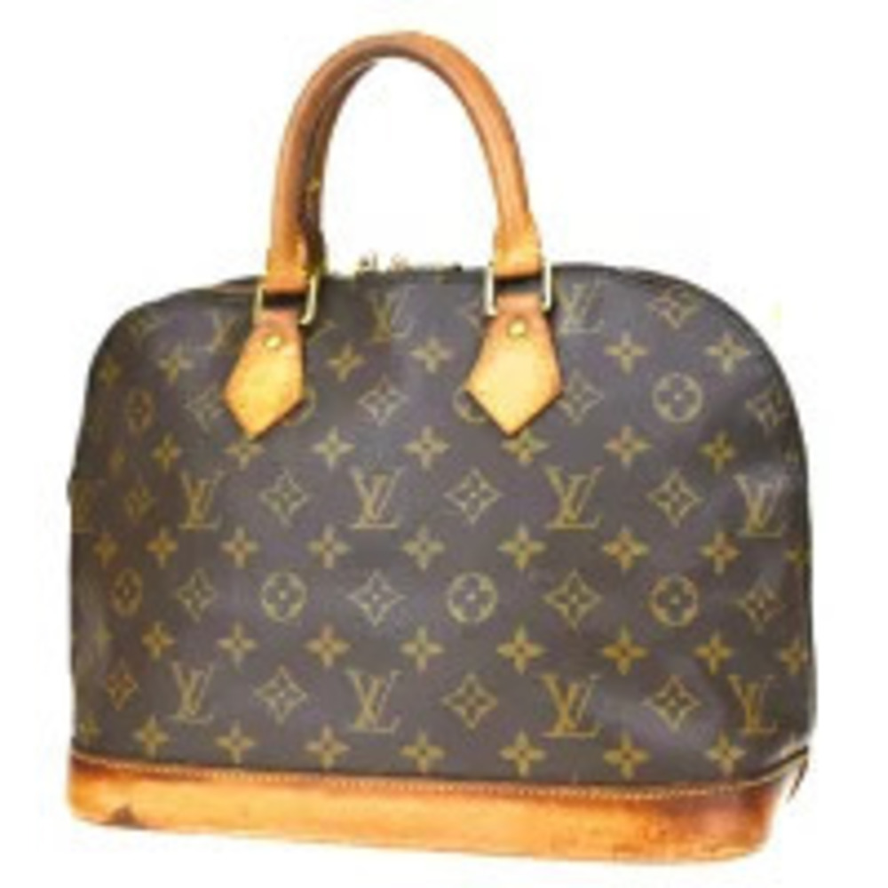 Louis Vuitton Alma Handbag Monogram Leather